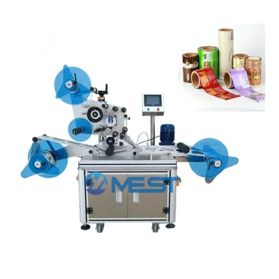 Factory Labels Sticker Labeling Machine Hang Tag Back Attaching Roll Film Labeling Machine