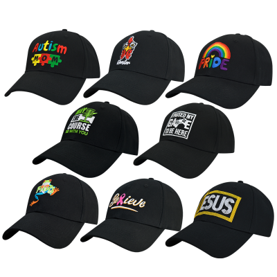 High Quality Wholesale Black Baseball Casual Fashion Ball Cap for Men Woman Hats Sports Caps Hat and Cap Boys