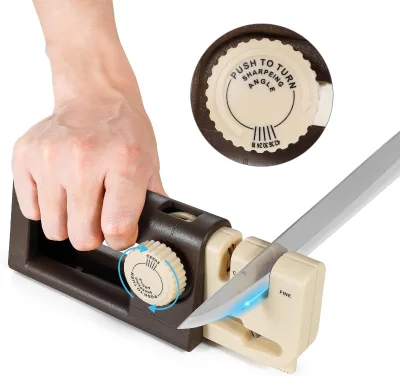 New Style High Quality Multifunctional Innovative Retractable Design Stainless Steel Eco-Friendly Knife Sharpener Adjustable