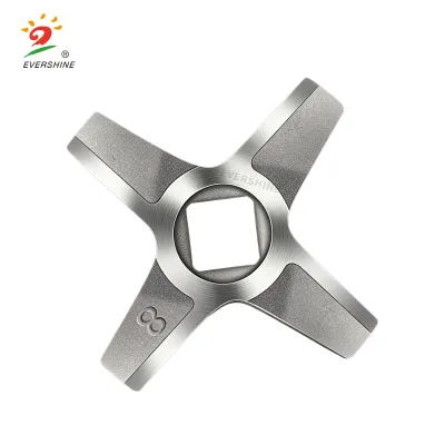 High-quality EVSC Electric Meat Grinder Component -55mm Stainless Steel 420 Blade High Compatibility Cutter Tool Household Part