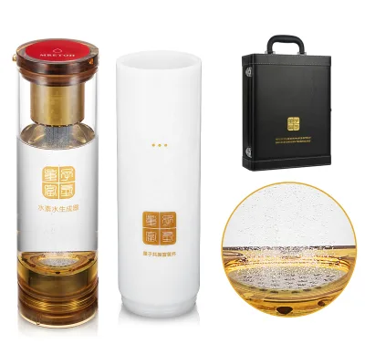 MRETOH 7.8hz Molecular Resonance Hydrogen Water Generator Alkaline Water Ionizer Water Bottles Japanese Ion Membrane PEM Tech