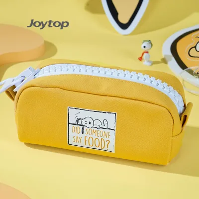 Joytop 101249 Wholesale Customized Line Life Cartoon Kids Students Zipper Large Pencil case Back to School Pouch with Zipper