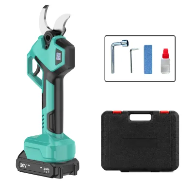 20V Lithium Battery 40mm Max Cutting Diameter Mini Compact Cordless Brushless Motor 20V Hand Pruner for Wood Branches