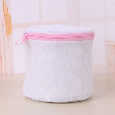Custom Logo Polyester Net Mesh Wash Bag Custom Mesh Laundry Bag