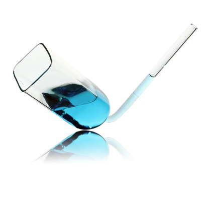 Rapid Champagne Consumption Glass/square Shaped Champagne Bong Shooter