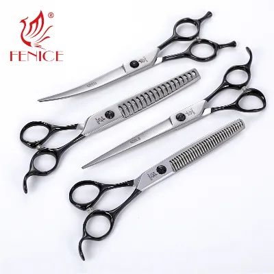 Best Performance Dog Cat Generated Thin Haircut Stainless Steel Professional Hair Grooming Pet Scissors Kit