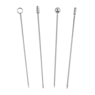304 Stainless Steel Reusable Durable 110mm Cocktail Picks