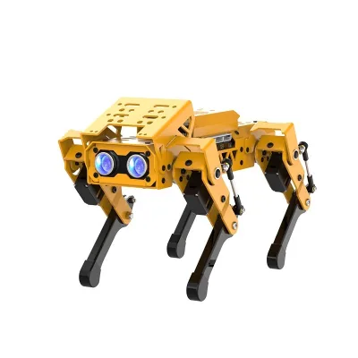 Mirage Android Operated ESP32 Quadruped Robot Dog Educational Metal Intelligent AI Visual Bionic Features OLED Display 32GB