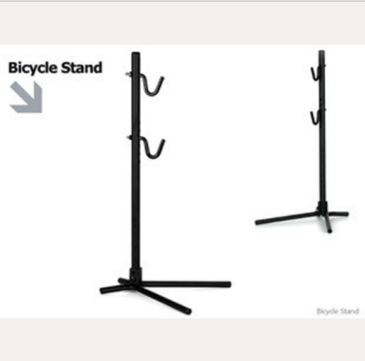 Black Bike Hanging Rack Bicycle Repair Stand Bike Parking Rack