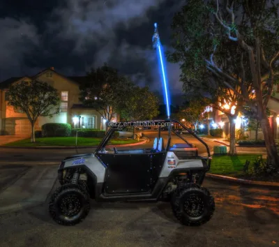 Free Quick Connect Multi Color 5050 LED Whip Lighted Flagpole for Off Road Driving LED Flagpole Whip