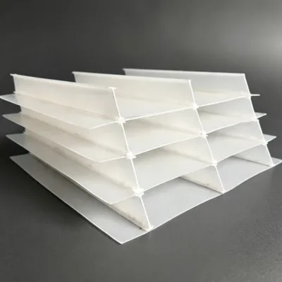 WASTE WATER TREATMENT TUBE SETTLER LAMELLA MODULE PP FENDER TILT PAD