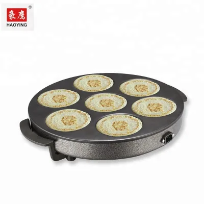 2024 CE Certified High Quality Multi-Function Electric Dutch Crepe Maker Non-Stick Coating Auto-Thermostat Control Energy Saver