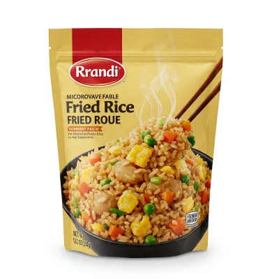 Ready to Eat Microwaveable Fried Rice Bowl/Pouches Various Flavors Low MOQ Factory Direct Supply Instant Rice