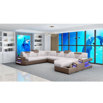 Contemporary Modern Design U-shaped Couc Comfortable Soft Live Room Sofa