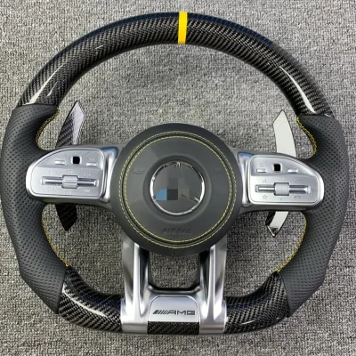 For Mercedes-Benz AMG GT W190 C190 W205 C205 W166 W167 W177 W213 W217 C217 W223 W253 W257 W292 W463 W464 AMG Steering Wheel