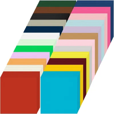 240 Sheets Cardstock Paper 12 X 12 Inch 250 GSM 24 Colors Cardstock Solid Color Craft Paper for Greetings Gift Tags Crafts