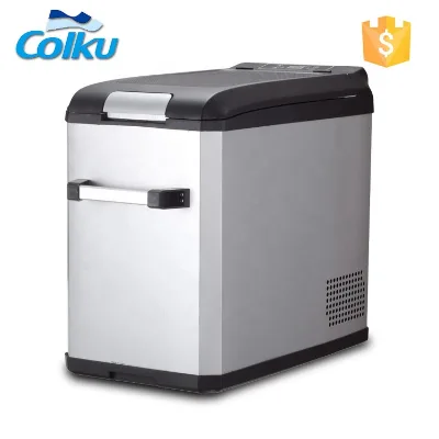 AC 220V/50Hz DC Compressor 42L Portable Car Fridge Food Storage Mobile Refrigerator