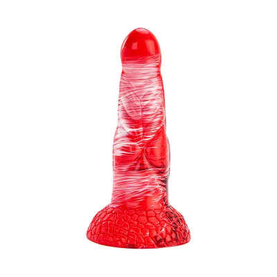 Red Silicone Dildo for Women Adult Novelty Toys Made From Liquid Silicone