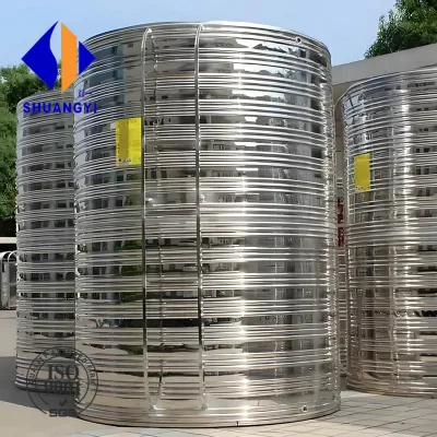 Stainless Steel 201 304 316 10m³ 20m³ 30m³ Insulated Round Storage Water Tank for Daily Household Drinking Water