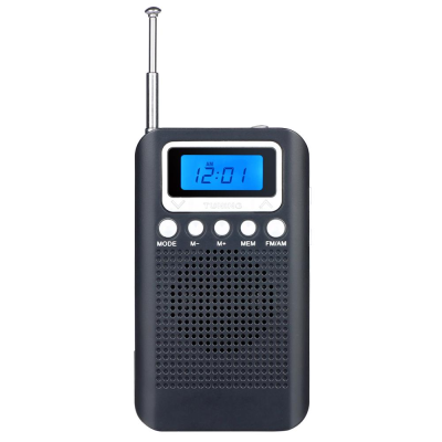 Portable Small AM FM Digital Radio Receiver Pocket, Outdoor Radio With Auto Scan Function