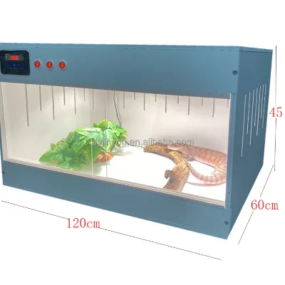 Flat Packaging Smart PVC48*24*18cm Reptile Shell, Lizard Python Bearded Dragon Live Reptile House, Pet Box Accept Customization