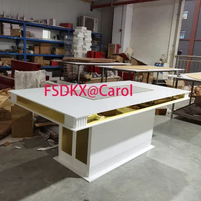 Hot Sell Golden Leg Glass Top Wedding Table Acrylic Top Wedding Table