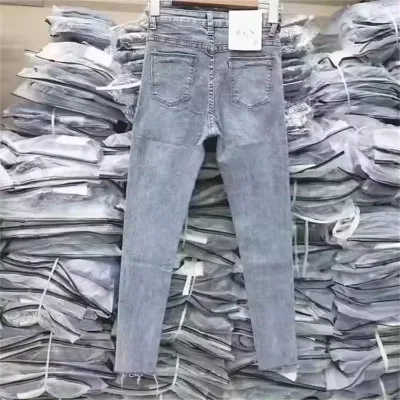 Wholesale Mixed Brand New Men Women Jeans Pants Premium Quality Casual Trousers for Summer Winter Seasons Baled Packaging