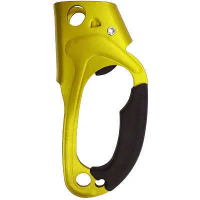 Handy Man High Quality 8-12mm Rope Clamps Left Hand Handled Ascender CE Certified 4kN Breaking Strength 210g Anodized Finish
