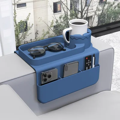 Silicone Cup Mat for Drinks and Coffee on Sofa: Sofa Armrest Cup Holder, Multifunctional and Creative Cup Stand