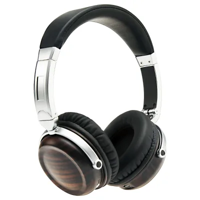 Gaming Wood Headphone Over Ear Headphones Wireless Headset