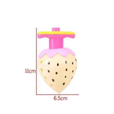 Wholesale Popular Cheap Gift Cartoon Luminous Strawberry Gyroscope Gyro Toy Gyro Spinner Toy Kids