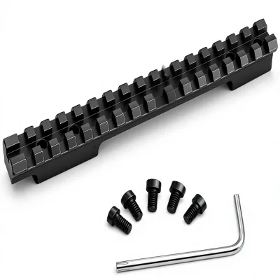 7.5 Inch 18-Slot Flat-Back Scope Mount Base 6061 T6 Aluminum
