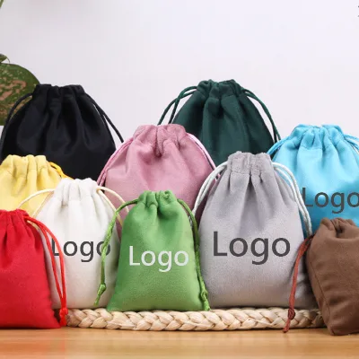 Multifunctional Canvas Bundle Pocket Practical and Stylish for Picnics Customized Logo Drawstring Storage