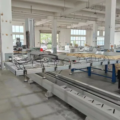 Automated Ground Rail Robot - Cost-Effective, Space-Saving Solution with Laser Loading Technology