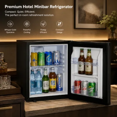 Compact Design Hotel Refrigerator 32L Under Counter Refrigerator for Hotel Rooms