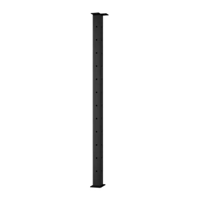 Black Corner Cable Railing Post T-drilled One-Post Corner Solution Surface Mount Stainless Steel Cable Railing System Kit