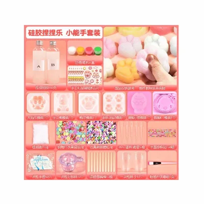 Low Price Wholesale Simulation Sugar, Coconut, Sesame Powder, Anti Sticking Powder, Silicone Glue, DIY Handmade Material Bag Set