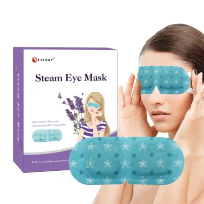 Custom Self Heating Eye Mask Promotion Aroma Warm Eye Mask Disposable Steam Sleep Eye Mask 2025 New Trend