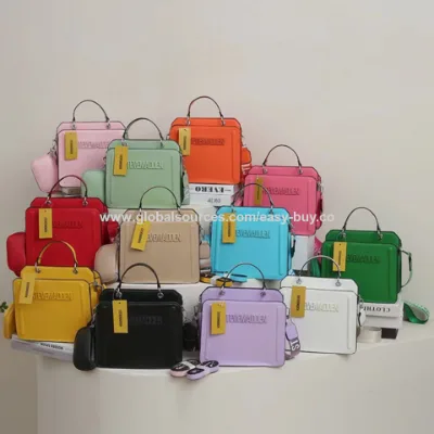 Evening bags New handbags handbags popular letter shoulder bag solid color crossbody bag