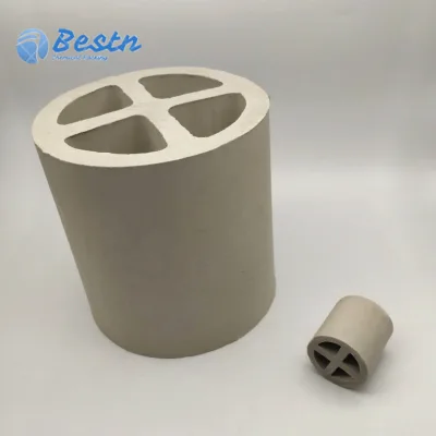 Selling Acid and Alkali Resistant Alumina Ceramic Cross Partition Packing Ring for Absorption Tower Cooling Tower