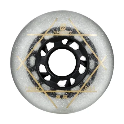 ROLLERMASTER High Rebound PU Hockey Inline Skate Wheels 72mm/76mm/80mm 85A Outdoor Roller Shoes