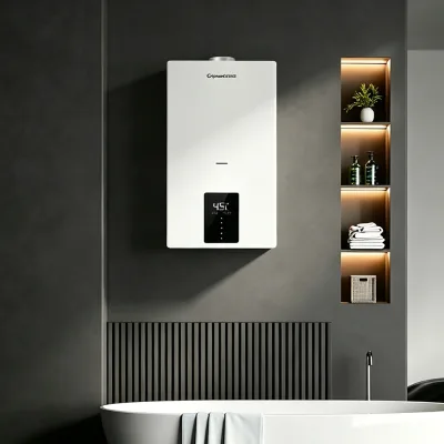 Wholesale Variable Frequency Combi Gas Boiler Touch Screen Central Heating for Villa Apartment Floor Heating Bulk Supply