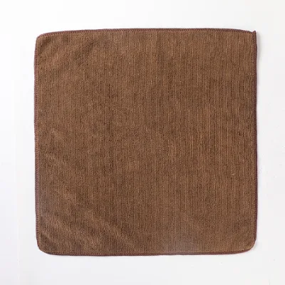 40x40cm 280gsm Hot Sell Microfiber Warp Knitting Auto and Kitchen Towel Double Side Short Plush Household Cleaner Towel