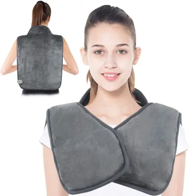 Heating Pad for Neck and Shoulders ,soft material heated shoulder pad FROM Ainik