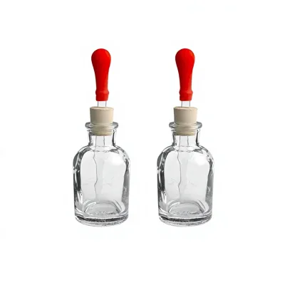 Cida Cidabio Alkaline Glass Dropper Bottles White Brown Transparent Pharmaceutical Laboratory Reagent Bottles GMP Certified