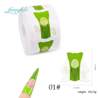 Whole Sale Customized Long Nailextention Tools Nail Forms 500