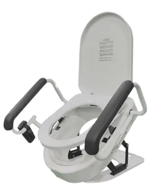 Rising Toilet Seat ADA Compliant Toilet Aid for Seniors Disability Nurse Tilt Toilet Seat Lift