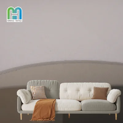 Scratch Resistant Upholstery Fabric Odorless Soft Sheets Glue Bonded 4MM Foam Upholstery Sheet for Modular Sofa