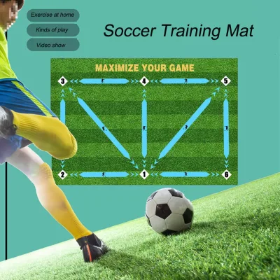 Anti Slip Diatomite Soccer Training Feet Exercise Mat Indoor Football Training Pad Logo Customized