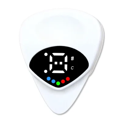 New type guitar pick tuner - Twelve-tone equal temperament tuner - Universal adapter for folk guitar electric guitar and ukulele